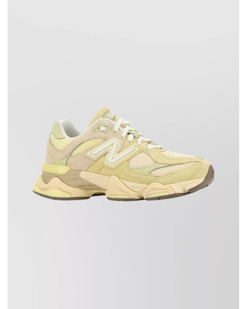 New Balance Metallic Mesh And Suede Low-Top Sneakers