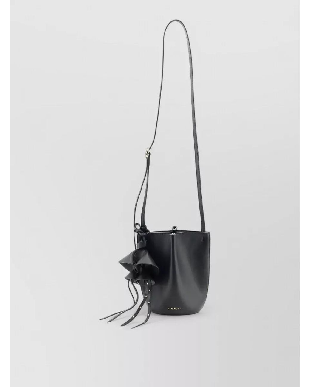 Givenchy White Nano Leather Bucket Bag