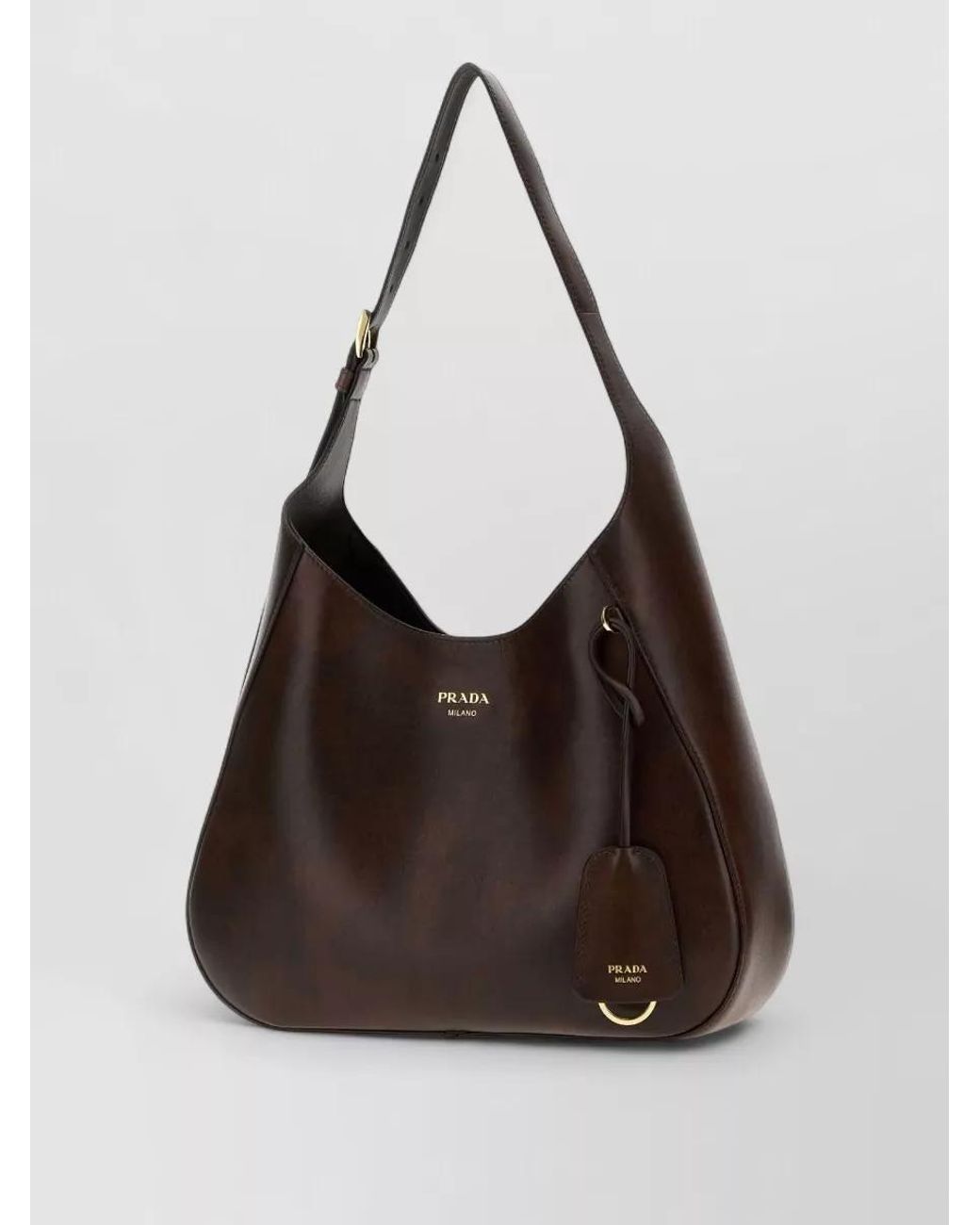 Prada Black Na Na Leather Tote Bag