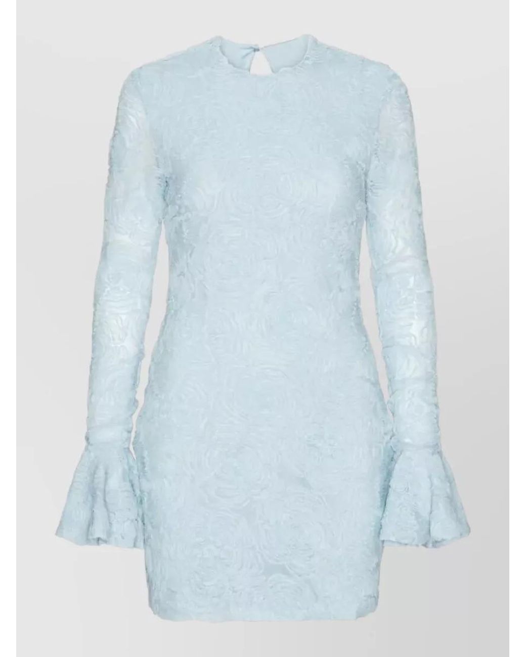 ROTATE BIRGER CHRISTENSEN Blue Floral-Print Mini Dress