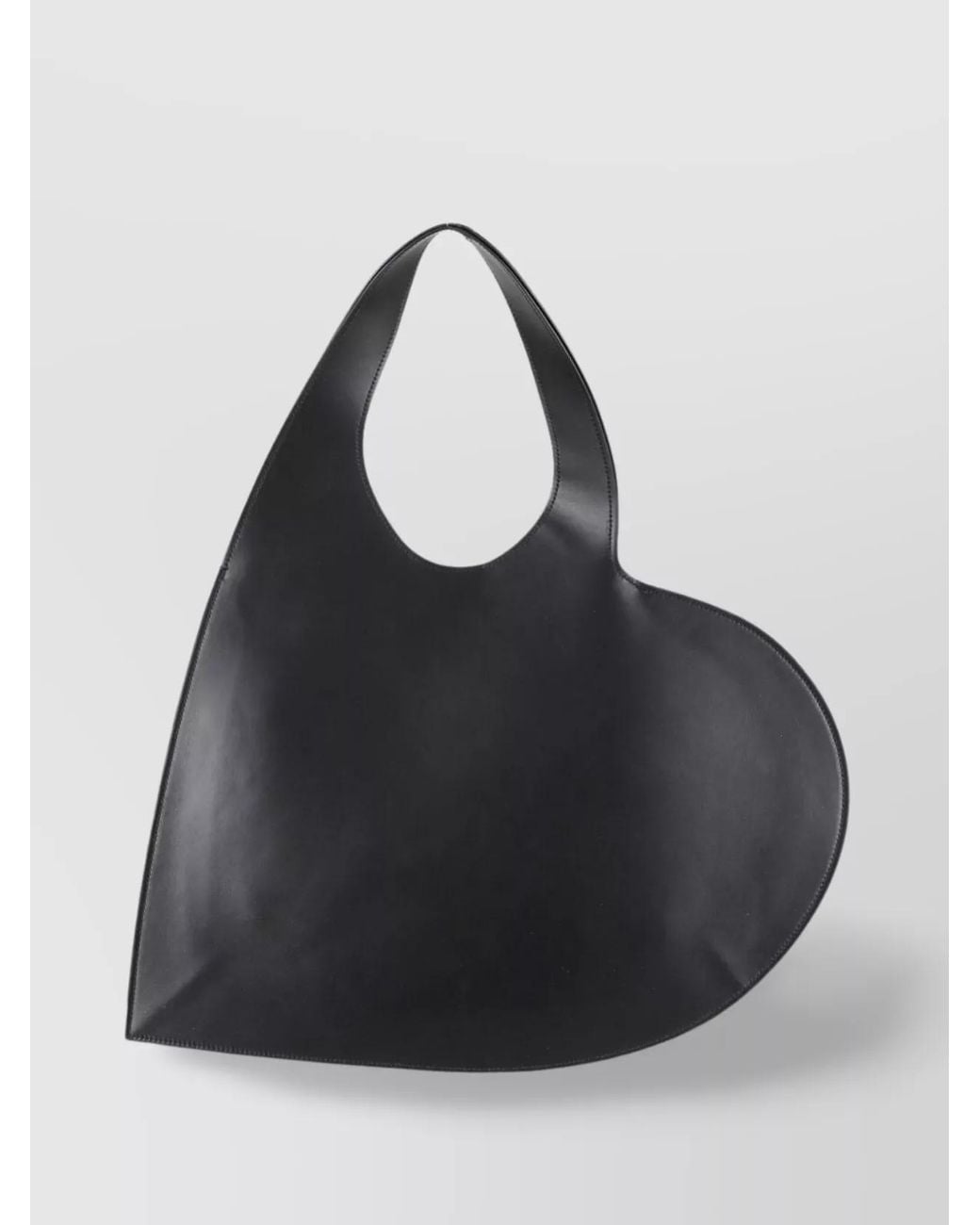Coperni Black Heart Leather Tote Bag
