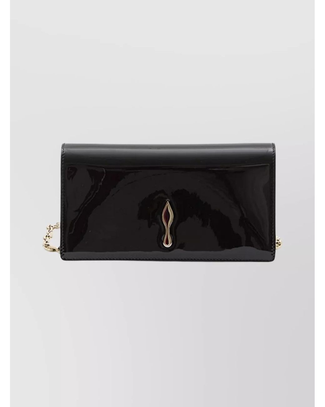 Christian Louboutin Black Bettina Leather Clutch Bag
