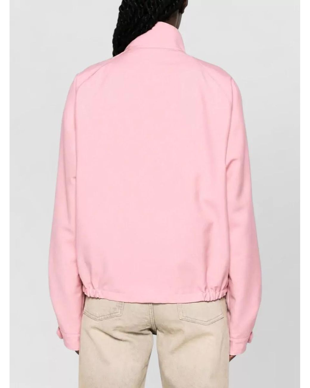 Miu Miu Pink Mohair Oversized Coat
