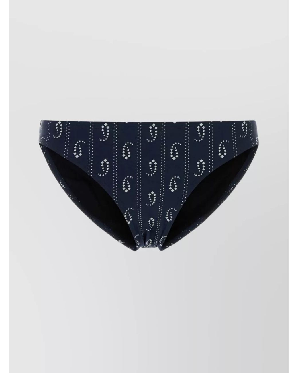 Tory Burch Blue Printed Bikini Bottom