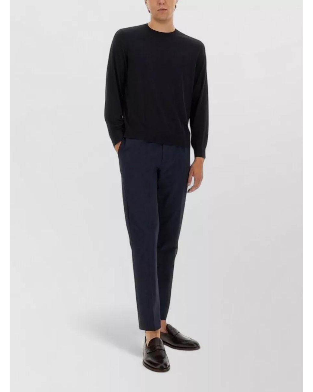 Theory Blue Wool T-Shirt for men