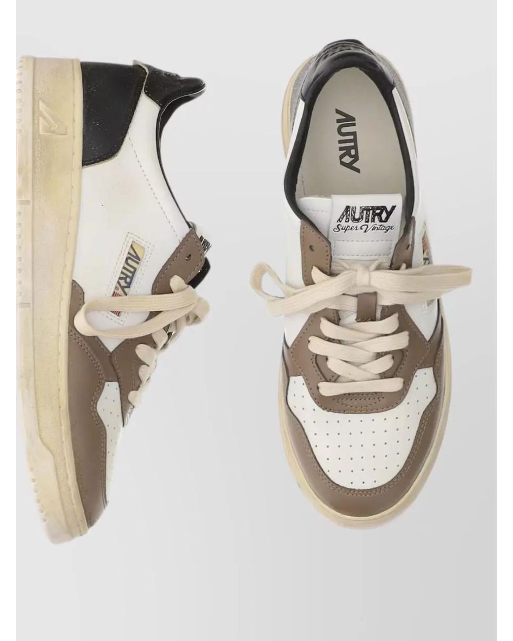 Autry Multicolor Leather Low-Top Sneakers for men