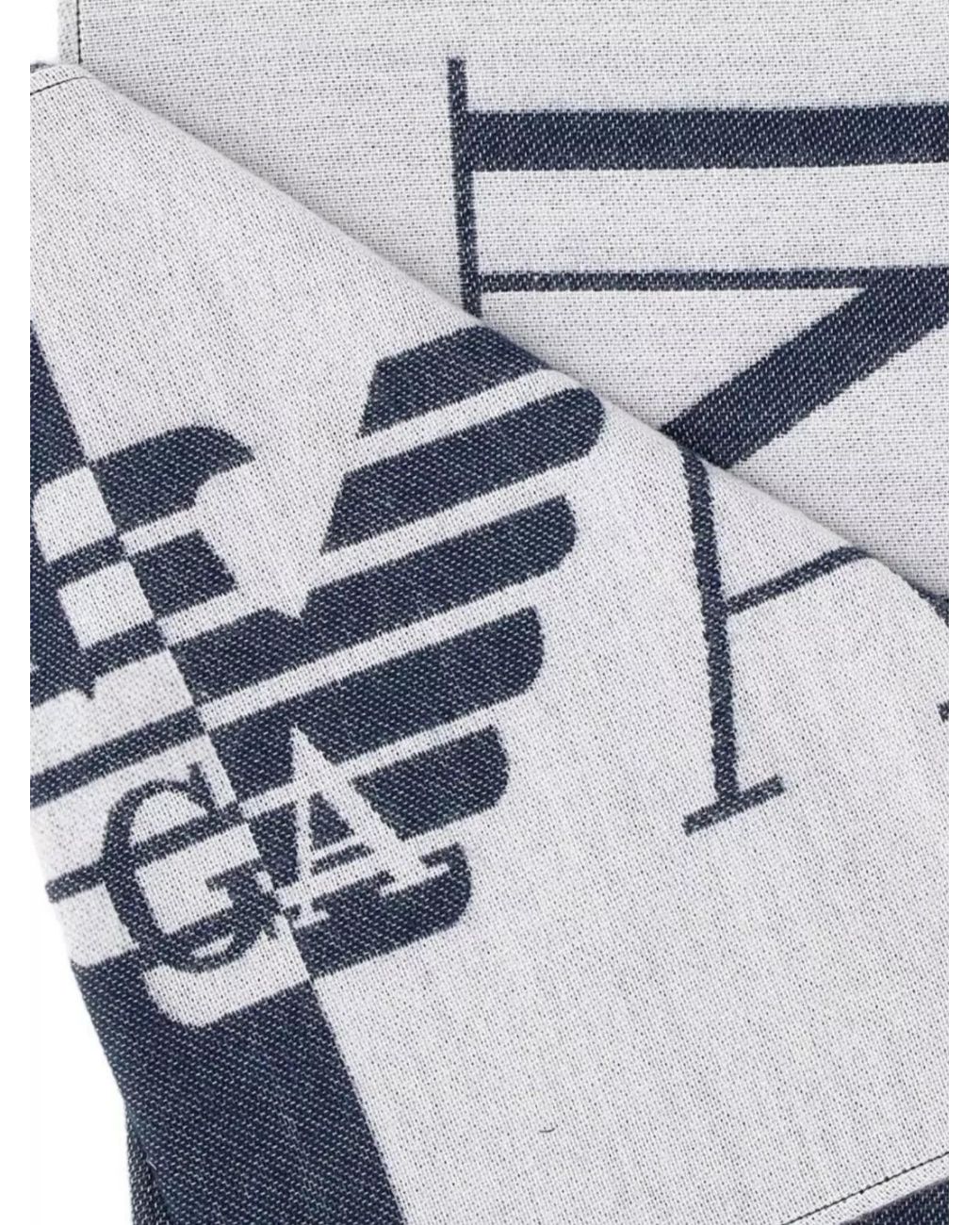 Emporio Armani White Scarf for men