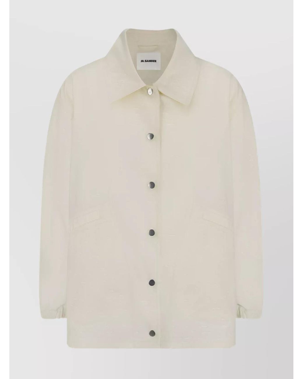 Jil Sander White Cotton Jacket
