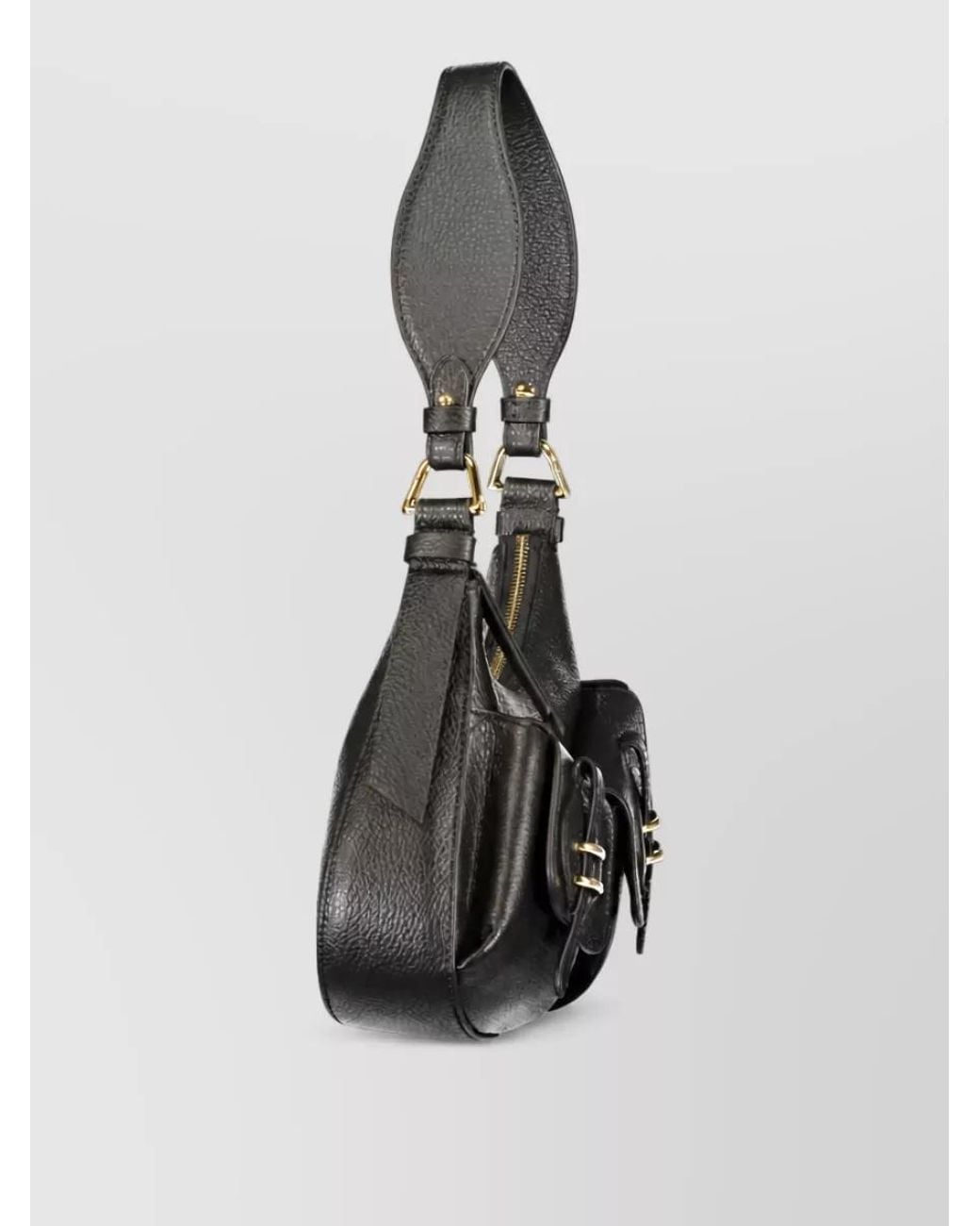 Coccinelle Gray Leather Shoulder Bag