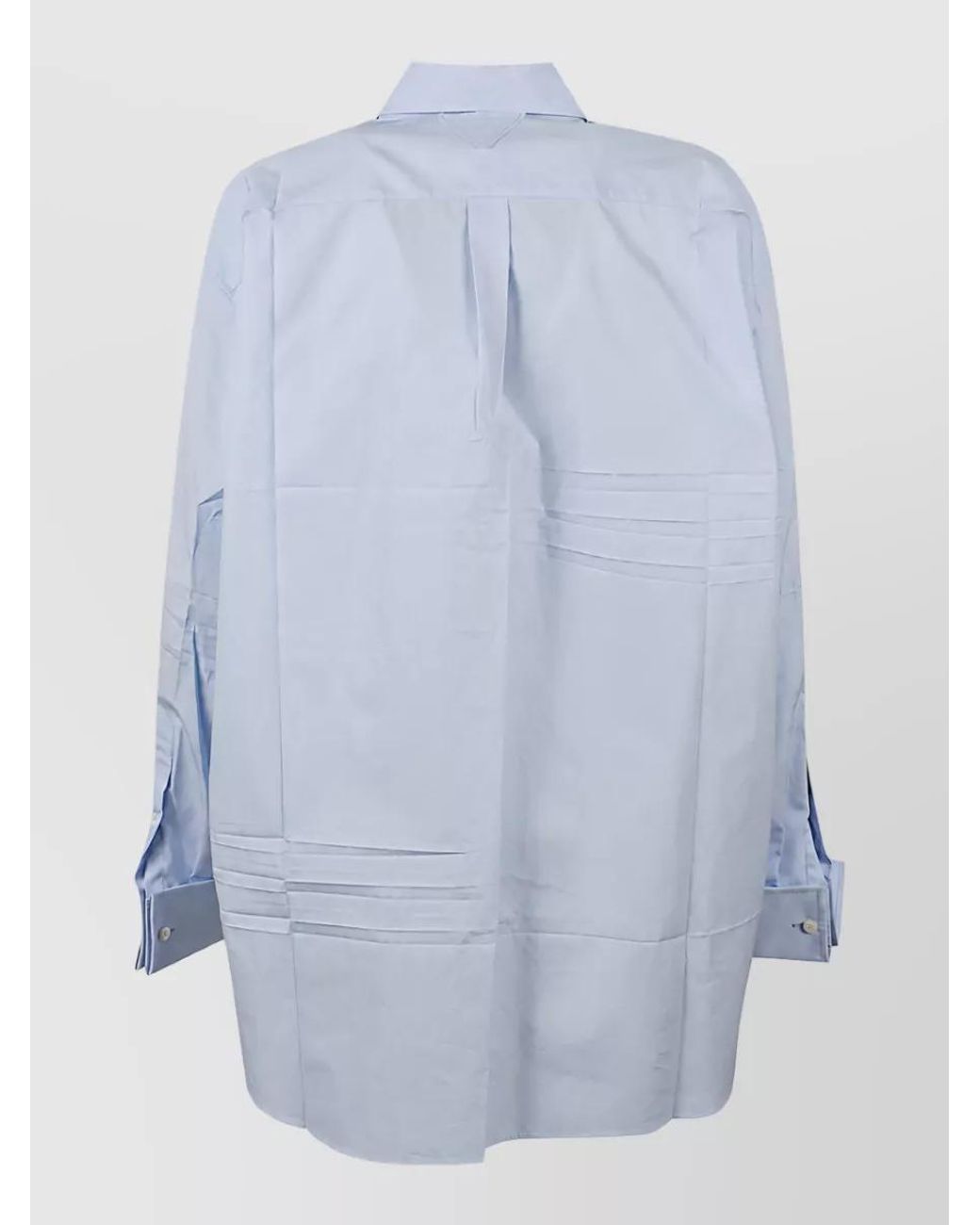 Prada Blue Poplin Shirt