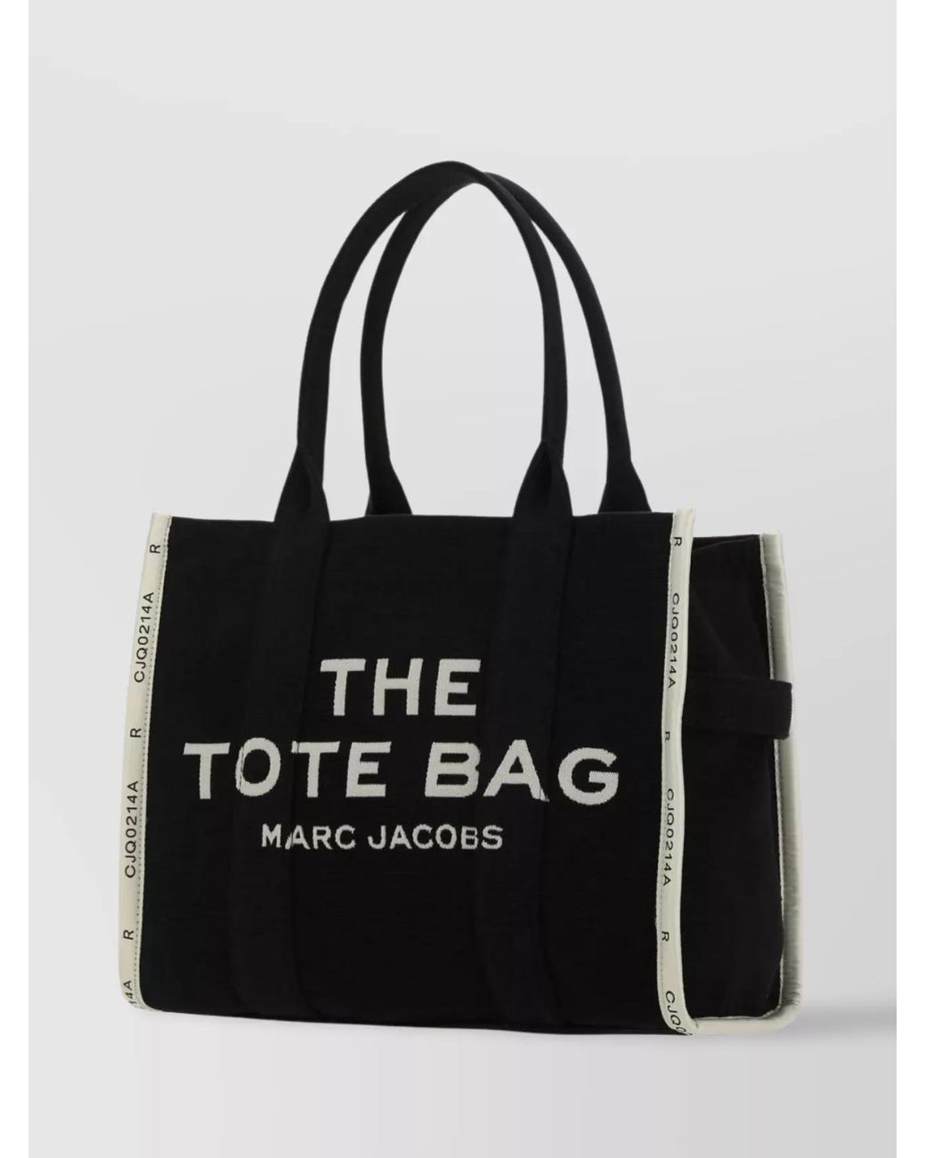 Marc Jacobs Black The Tote Bag Large Canvas Tote Bag