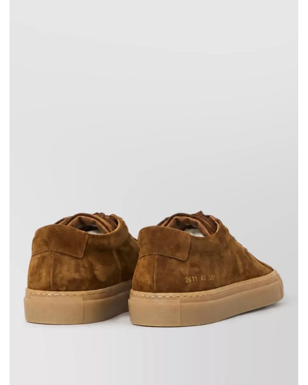 Common Projects Brown Suede Lace-Up Sneakers for men