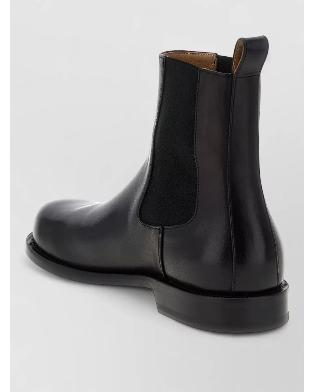J.W. Anderson Black Calfskin Leather Chelsea Ankle Boots for men