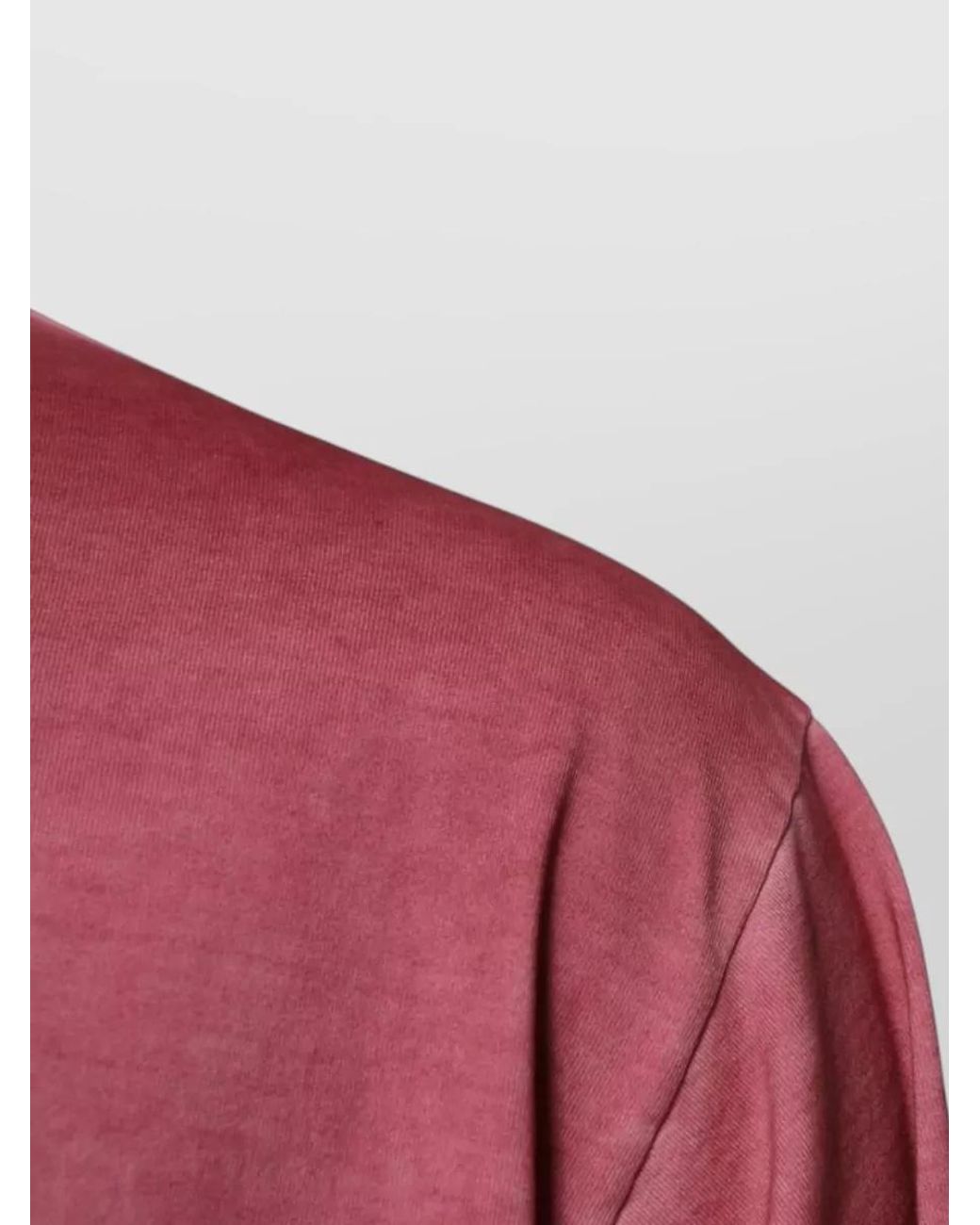 Dolce & Gabbana Pink Logo Print Cotton Crew Neck T-Shirt for men