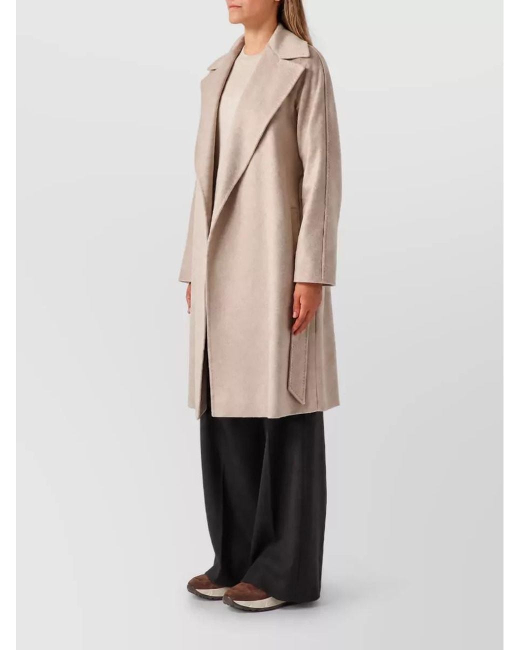 Max Mara White Cashmere Fitted Jacket