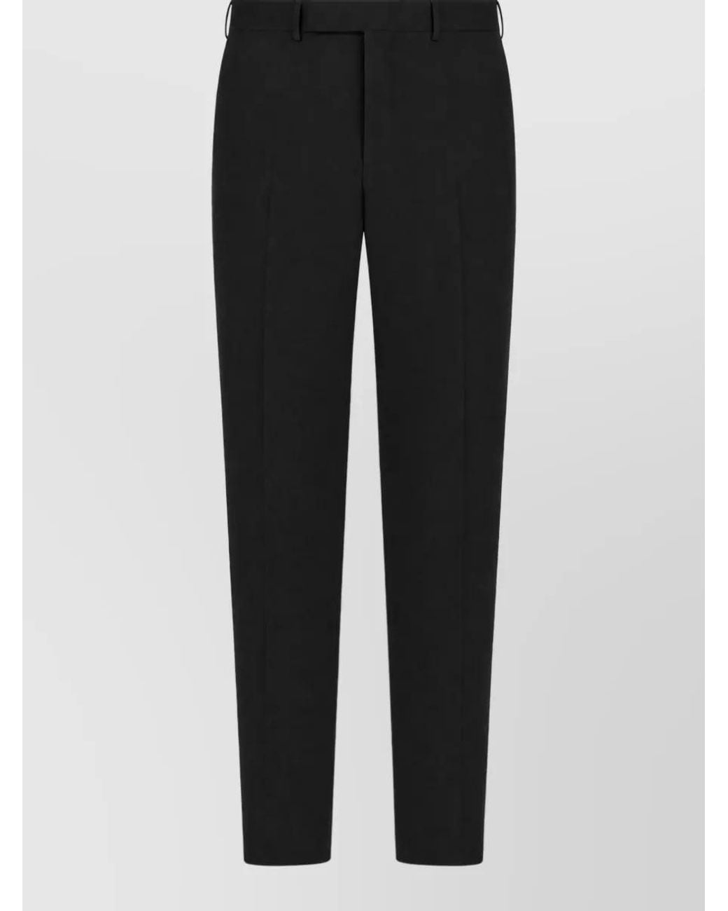 PT Torino Black Tailored Trousers for men