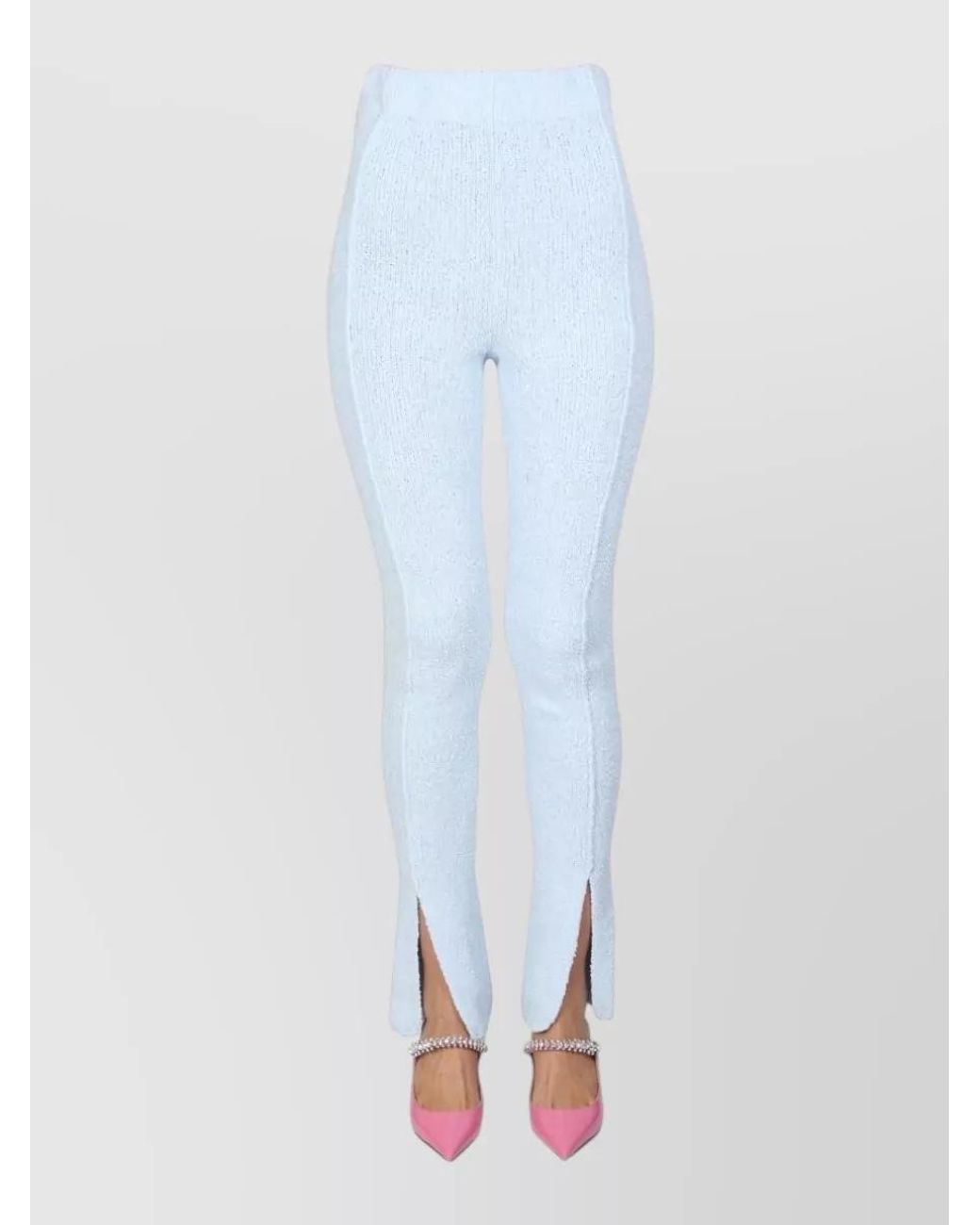 ROTATE BIRGER CHRISTENSEN White Cashmere Leggings