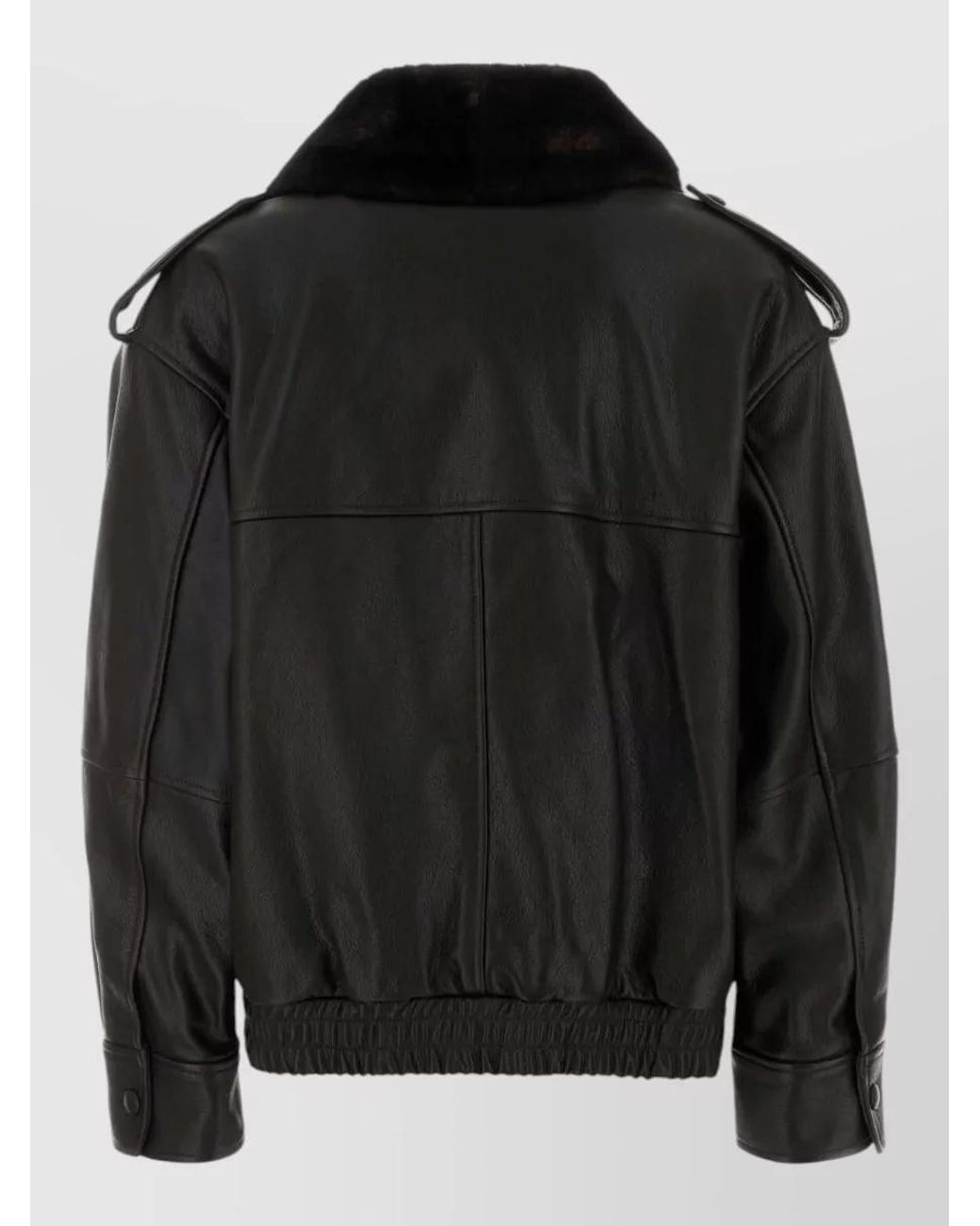 Loulou de Saison Black Leather Jacket