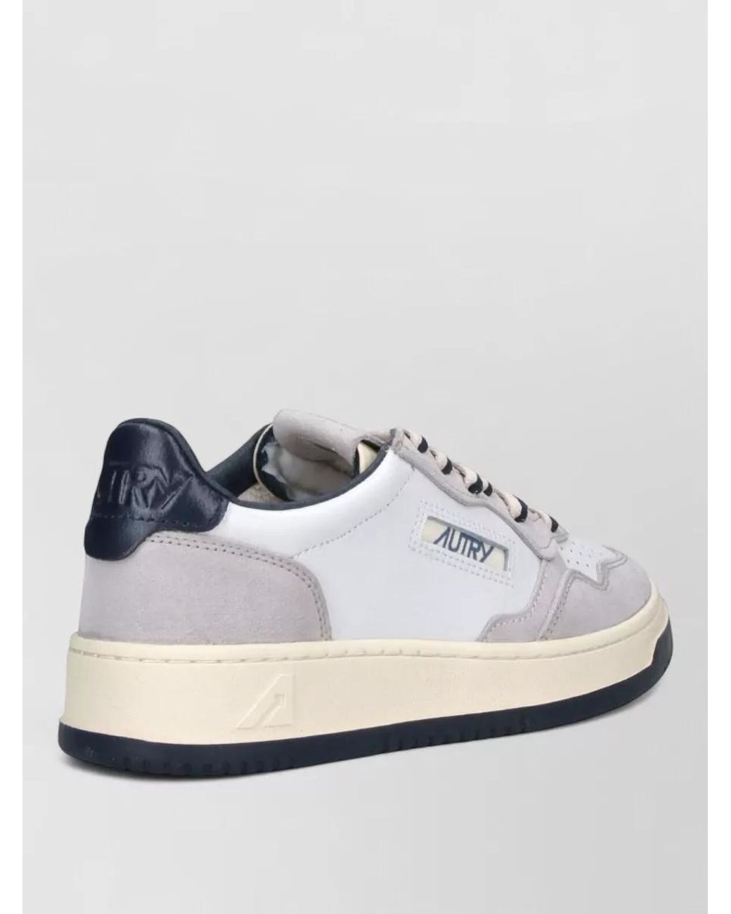 Autry White Leather Low Top Sneakers