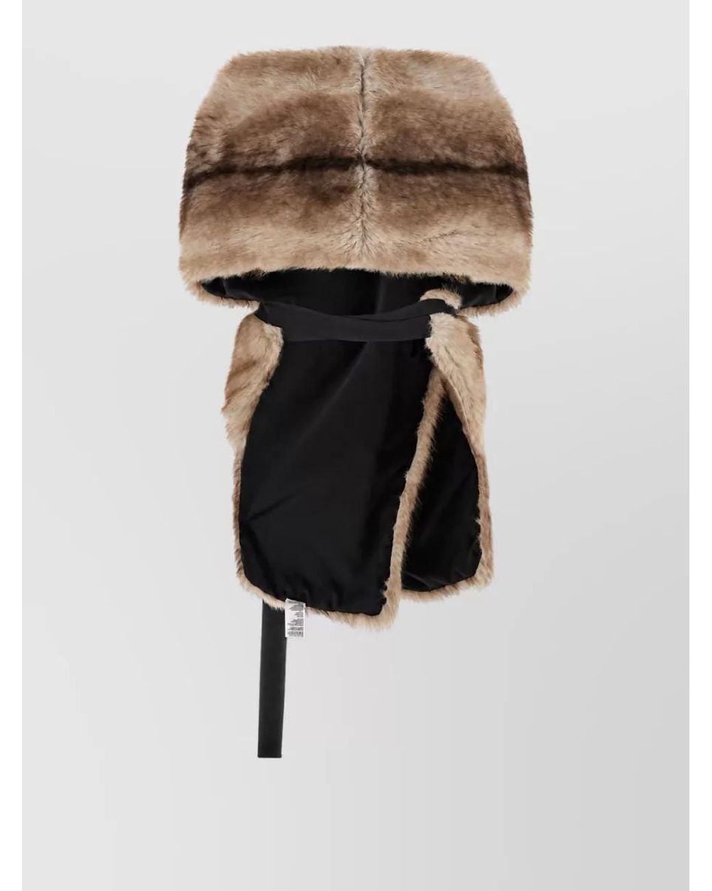 Nude Multicolor Faux Fur Stole