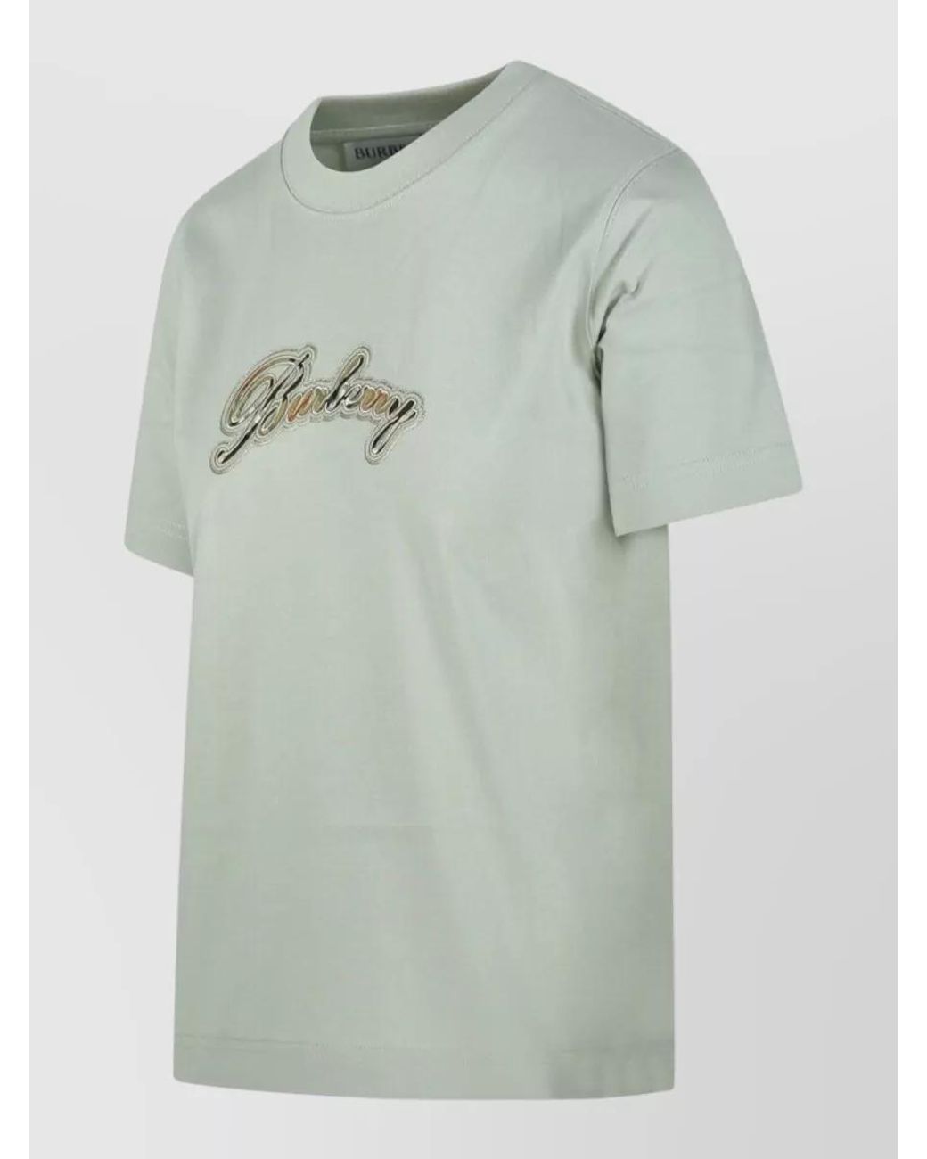 Burberry Green Cotton T-Shirt