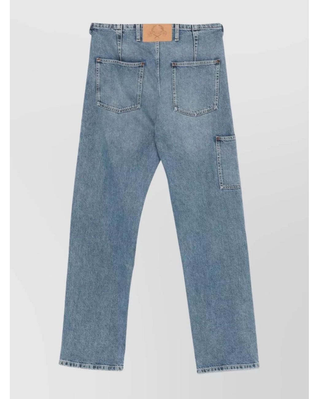Moschino Blue Straight-Leg Jeans for men