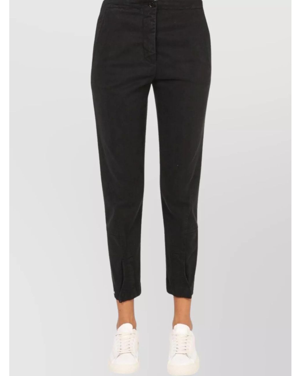 Aspesi Natural Cropped Trousers