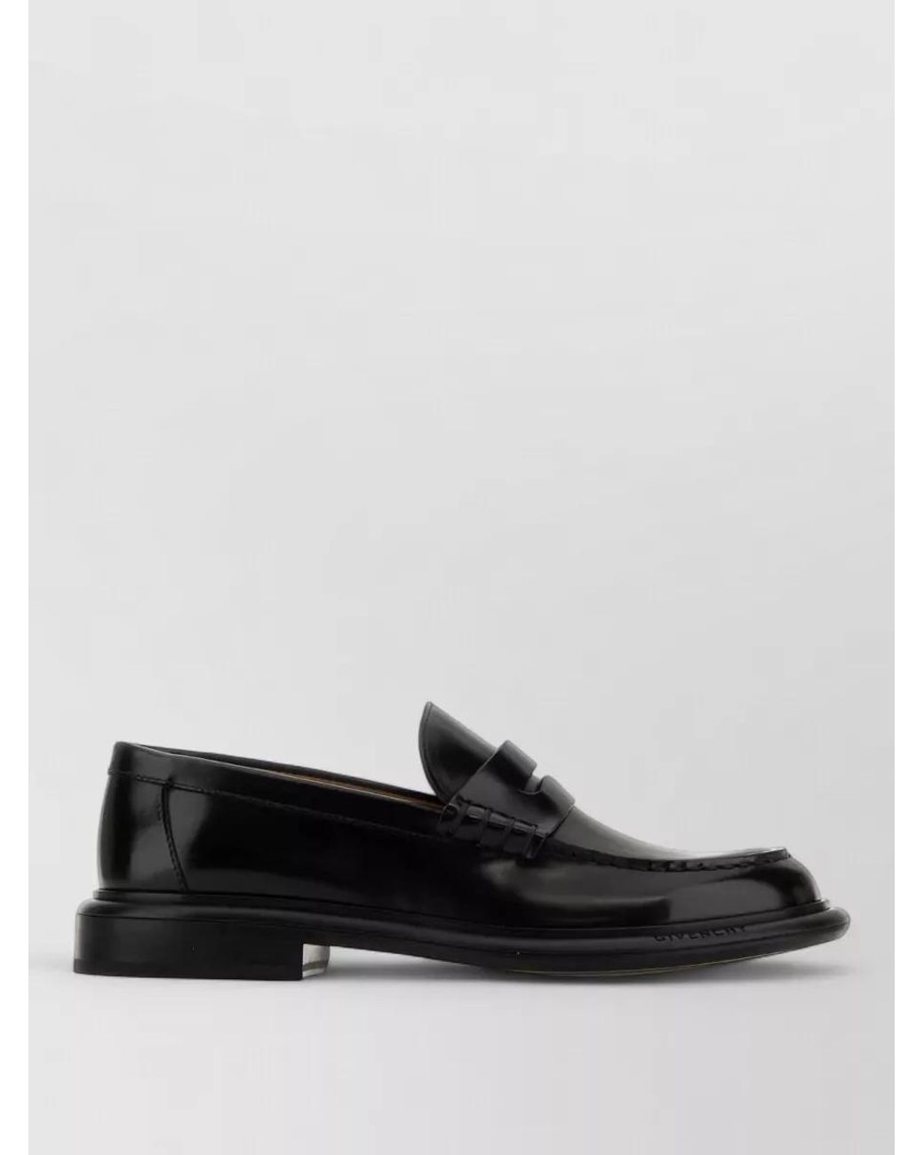 Givenchy Black Leather Loafers