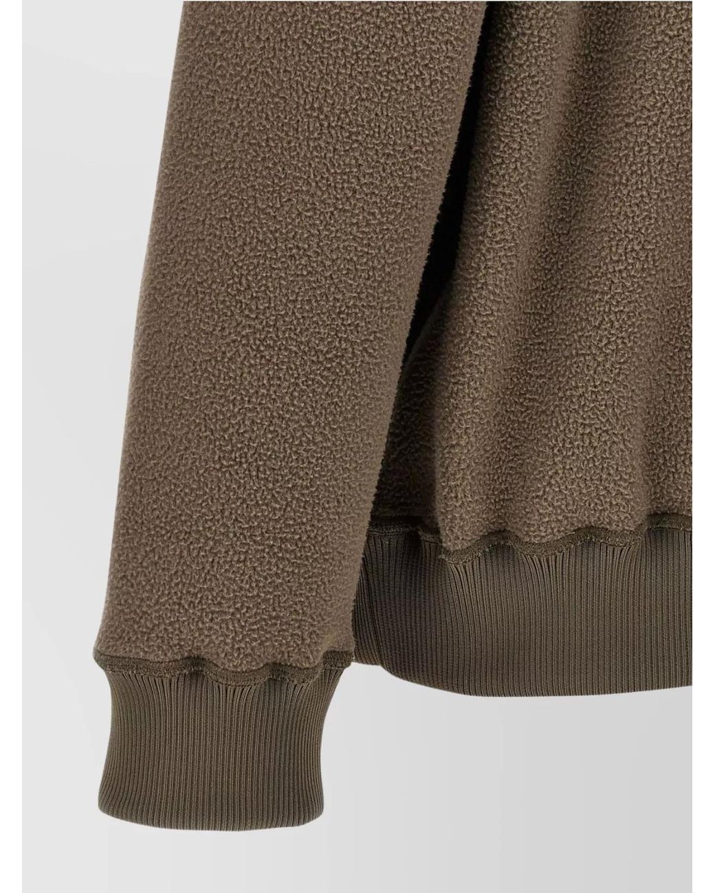 MM6 by Maison Margiela Brown Fleece Hoodie for men