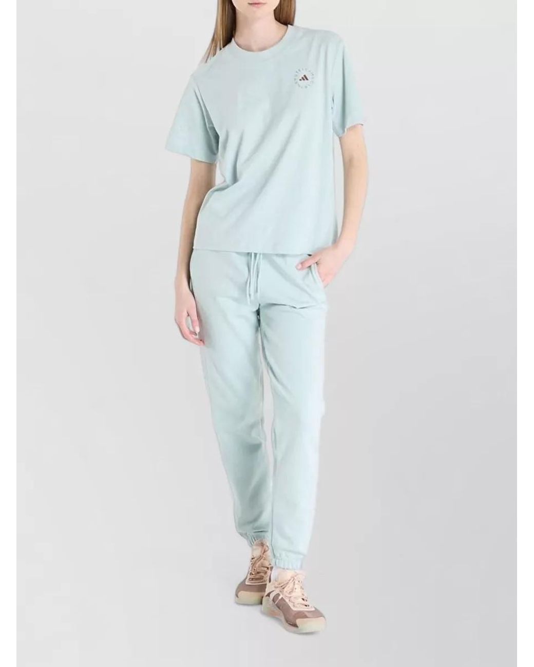 Adidas By Stella McCartney Blue Straight-Leg Trousers