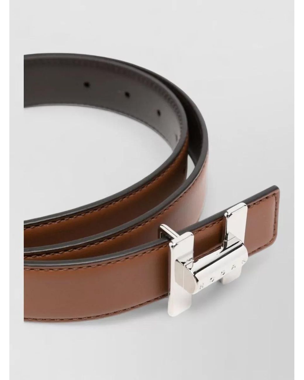 Hogan Brown Leather Belt