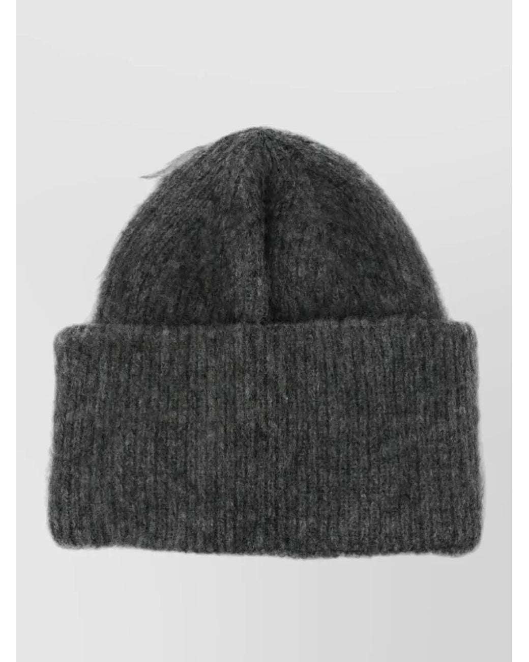 AMI Gray Mohair Beanie