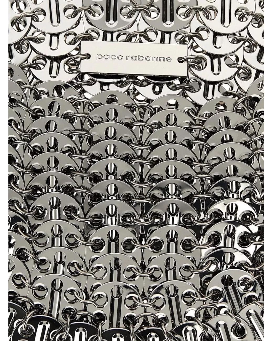 Rabanne Gray 1969 Chain Mail Shoulder Bag