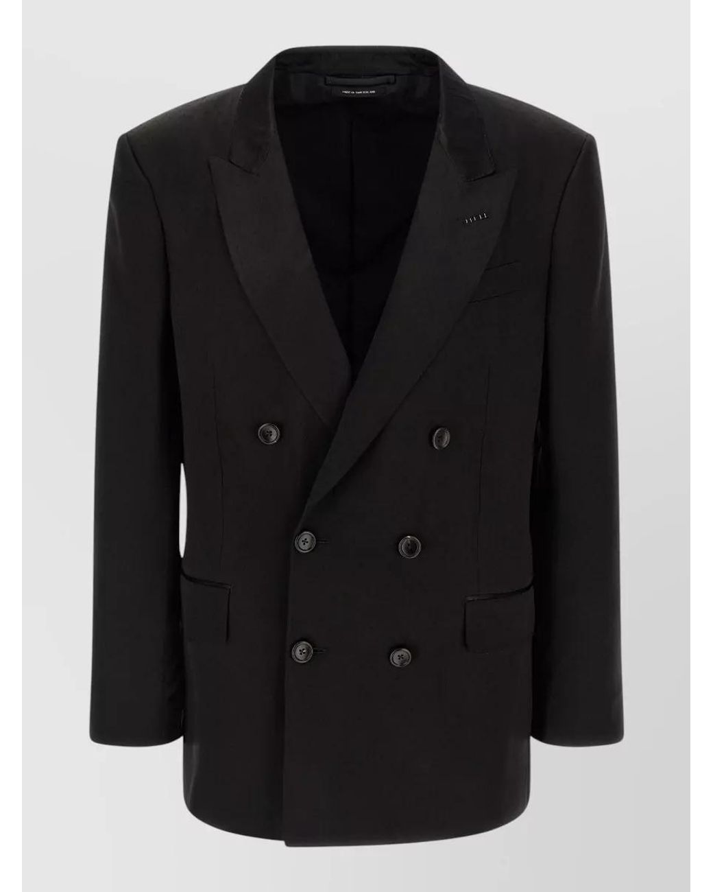 Tom Ford Black Tone-On-Tone Polka Dot Blazer for men