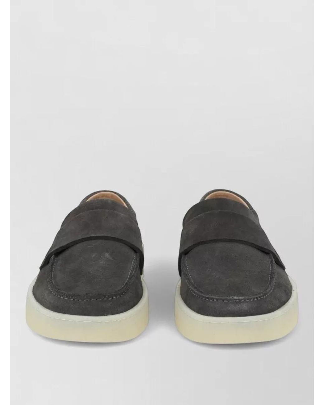 Boss Multicolor Leather Loafers for men