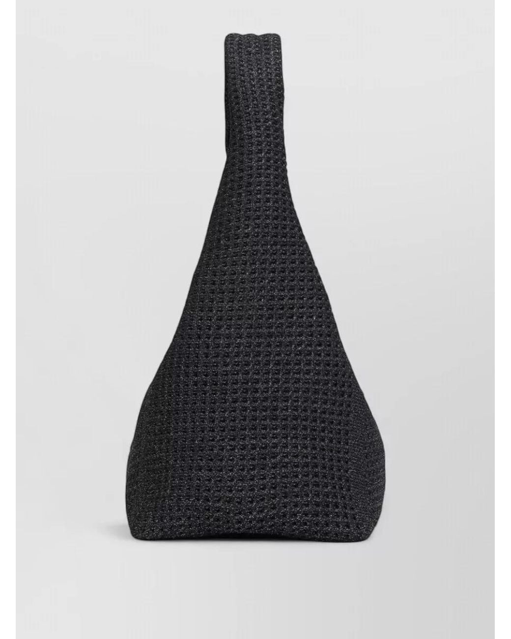 Marc Jacobs Black The Sack Crochet Shoulder Bag
