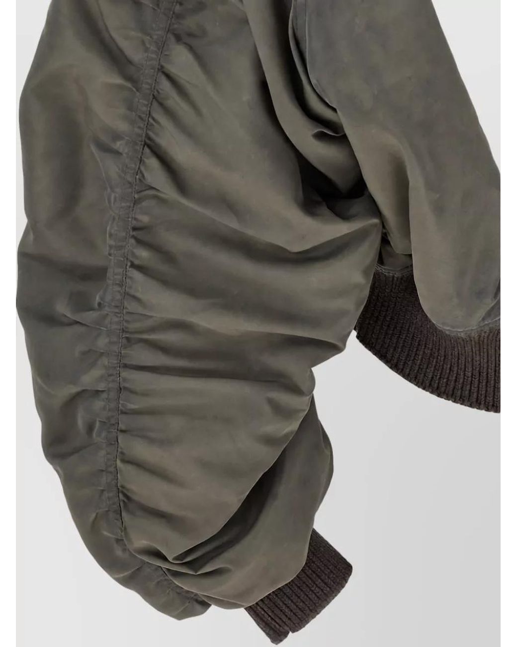 Rick Owens Multicolor Nylon Satin Oversized Bomber Jacket for men