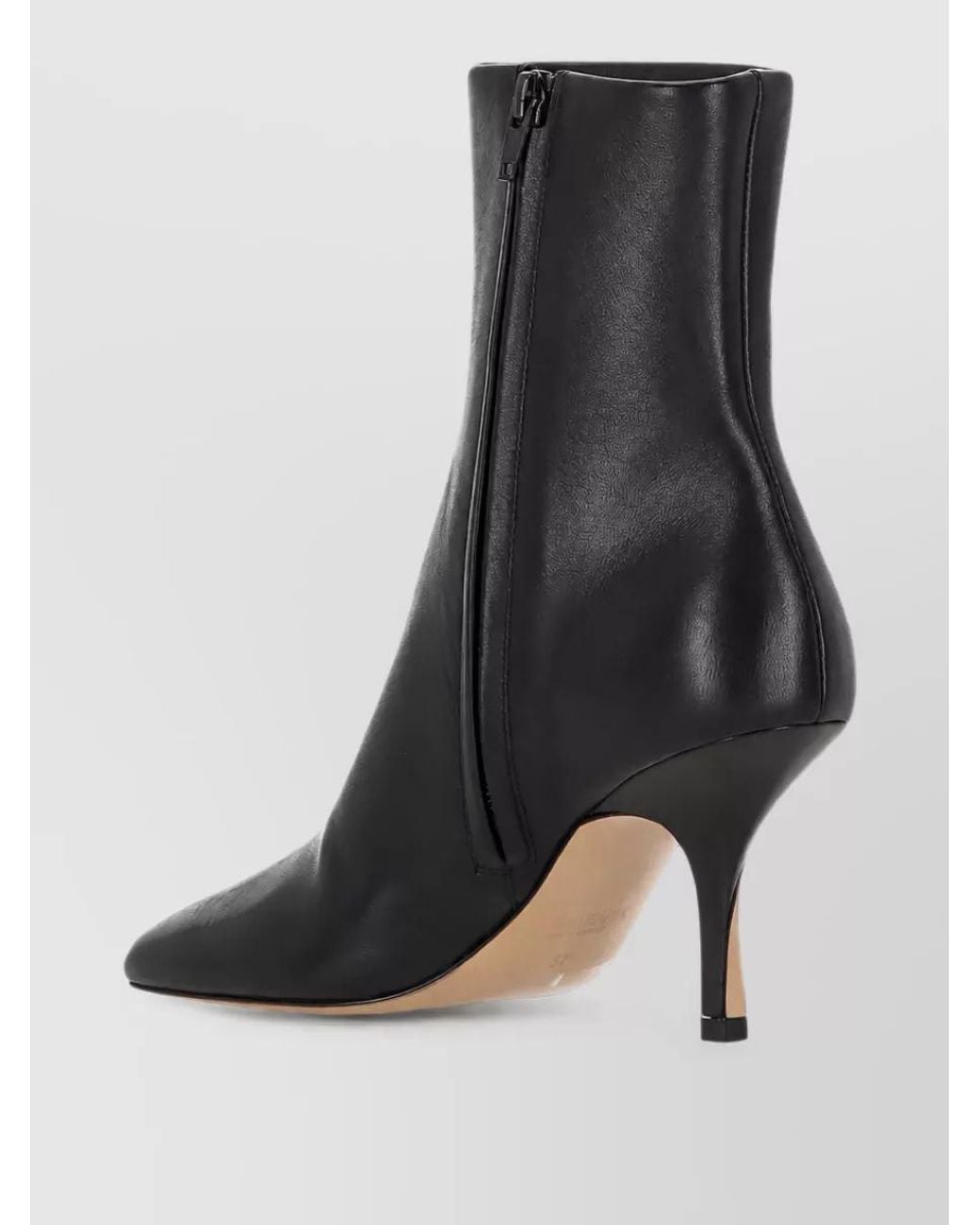 Jacquemus Black Leather Ankle Boots