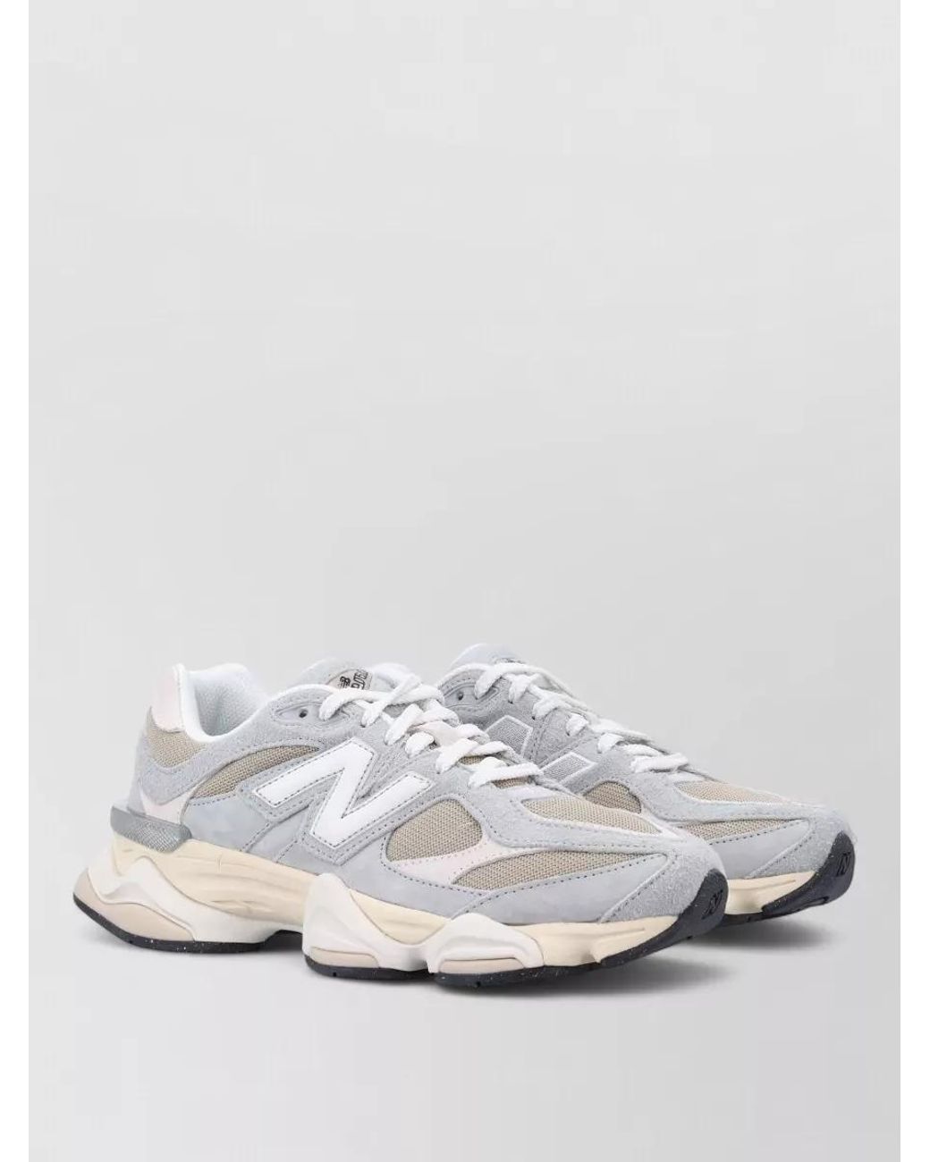 New Balance White Synthetic Low-Top Sneakers