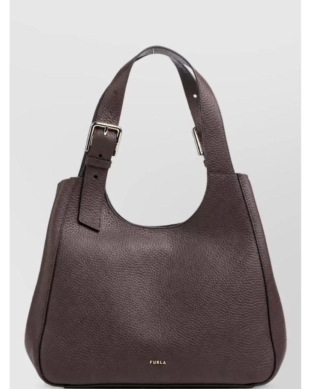 Furla Brown Medium Leather Shoulder Bag
