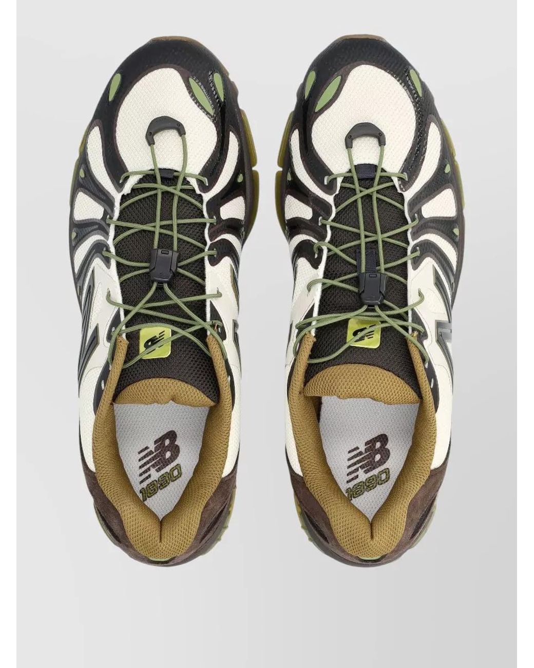 New Balance Multicolor Mesh Lace-Up Sneakers