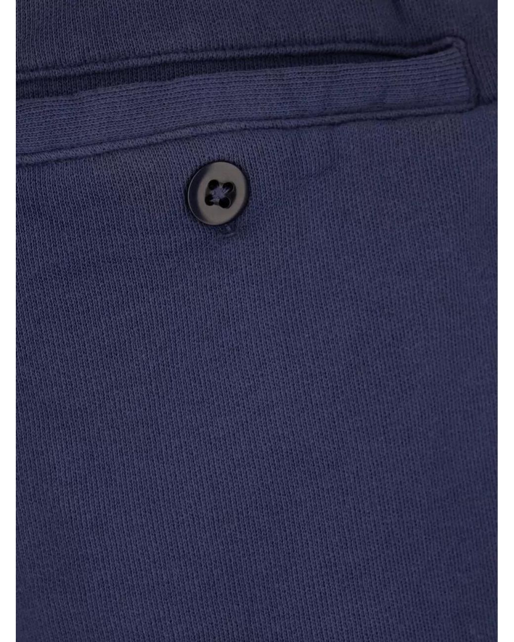 Polo Ralph Lauren Blue Cotton Blend Bermuda Shorts for men