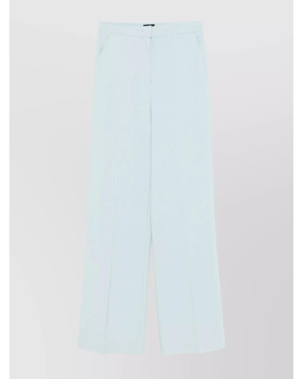 Pinko White Wide-Leg Trousers