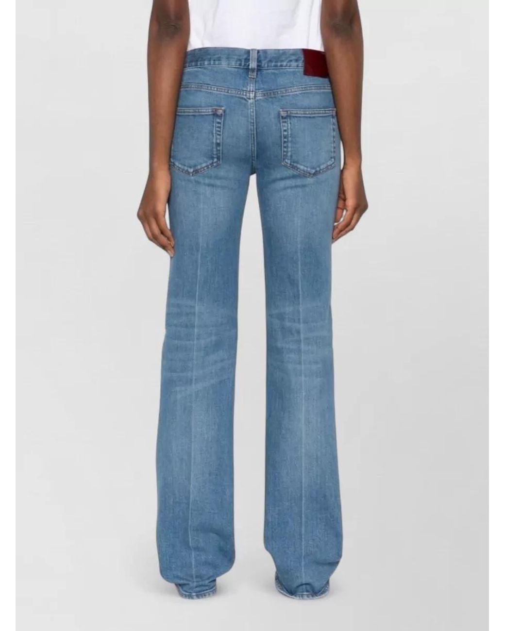 Gucci Blue Denim Flared Jeans