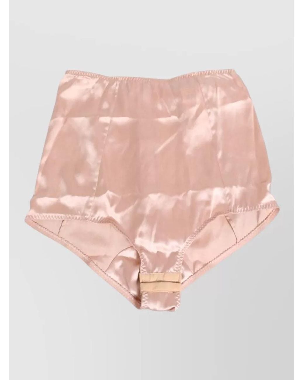 Dolce & Gabbana Pink High-Waist Bikini Briefs