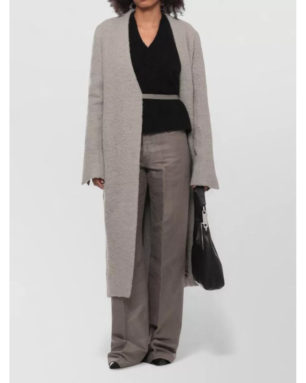 Rick Owens Gray Straight-Leg Denim Jeans