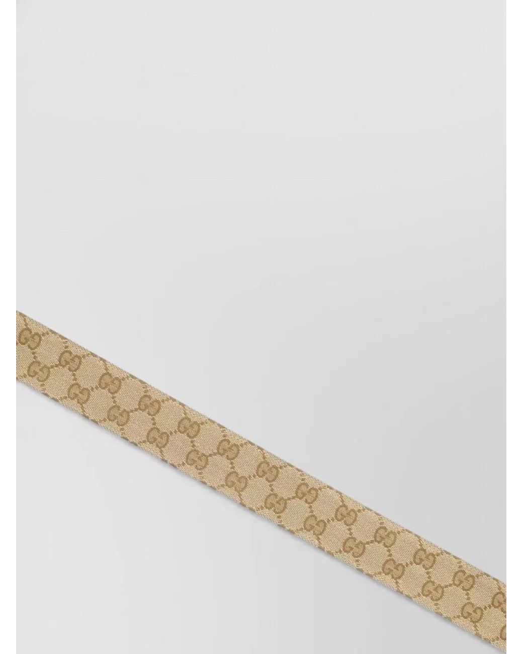 Gucci Natural Gg Jacquard Fabric Belt for men