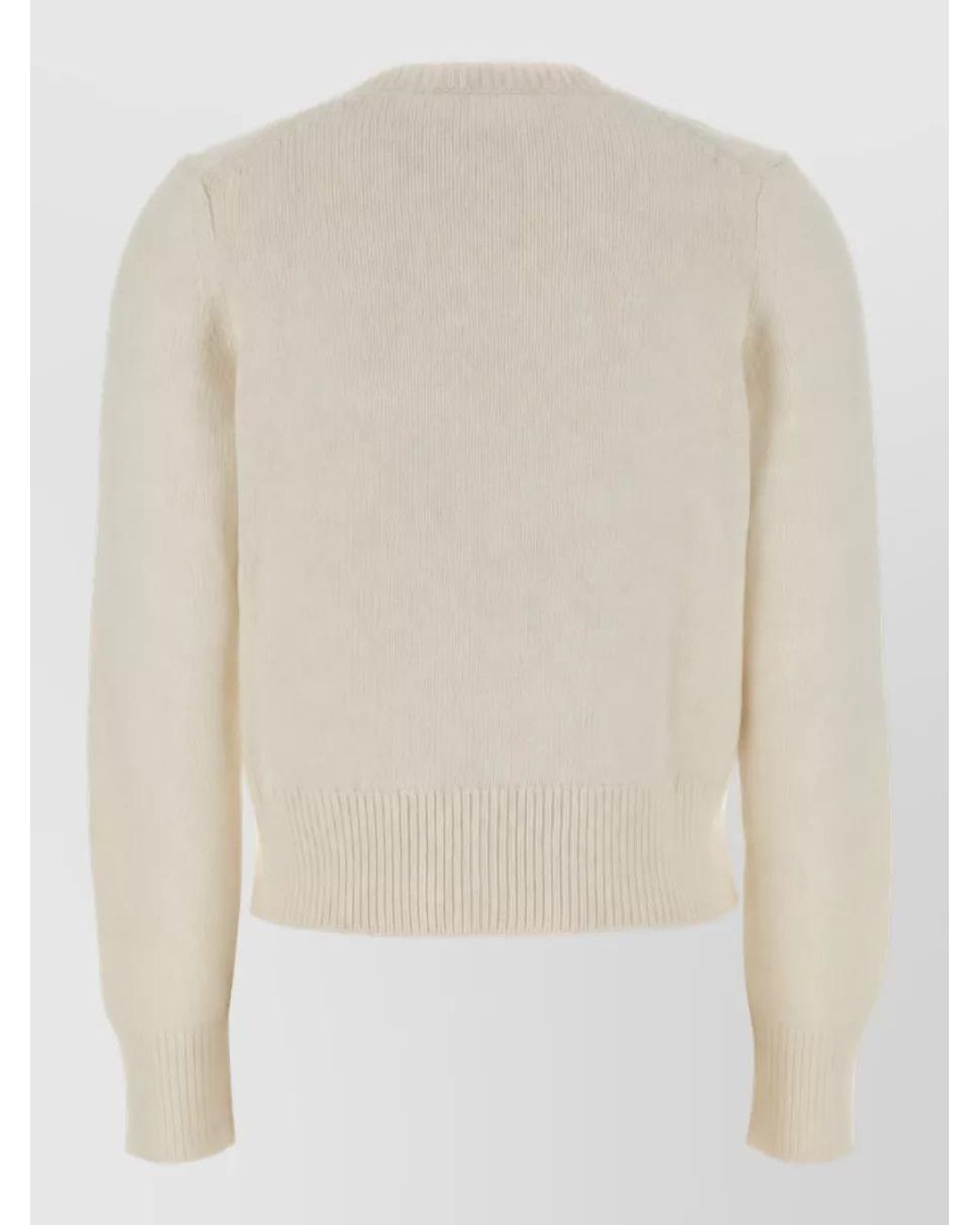 Burberry Natural Cashmere Wool Cardigan