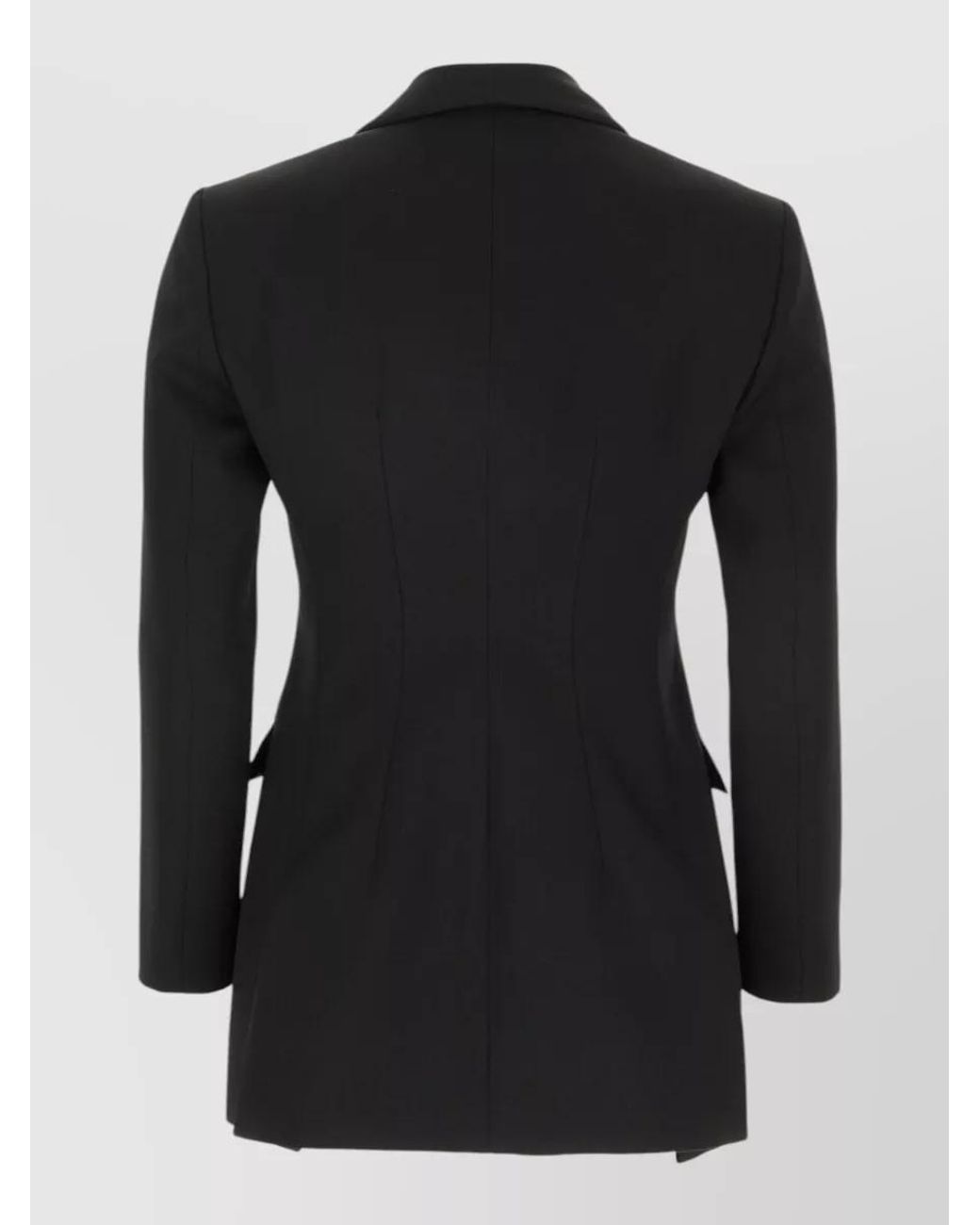 The Row Black Single-Breasted Blazer