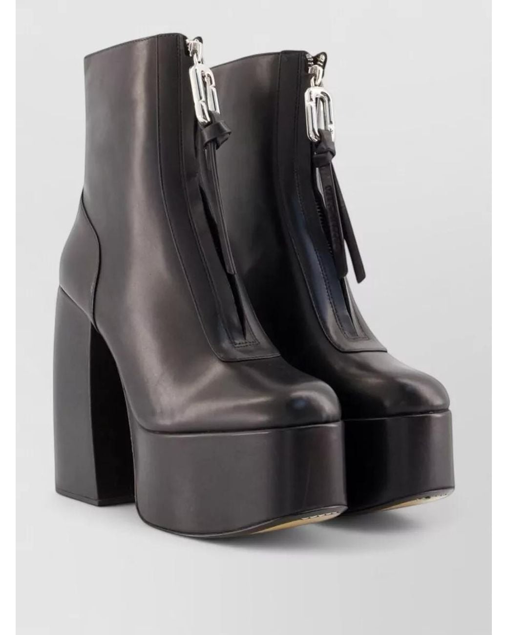 Marc Jacobs Black Leather Ankle Boots